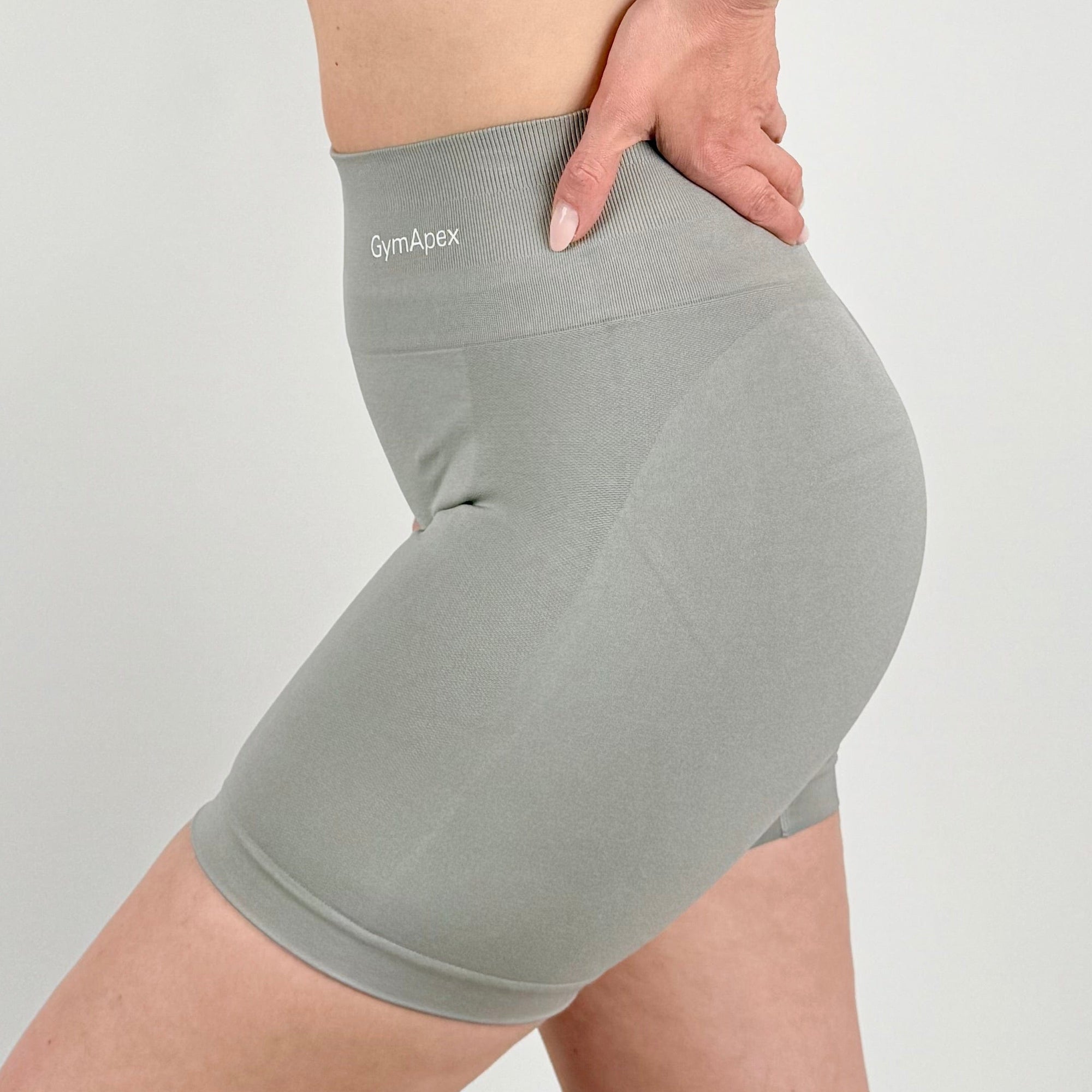 Seamless Sculpt Shorts Mystik Silver